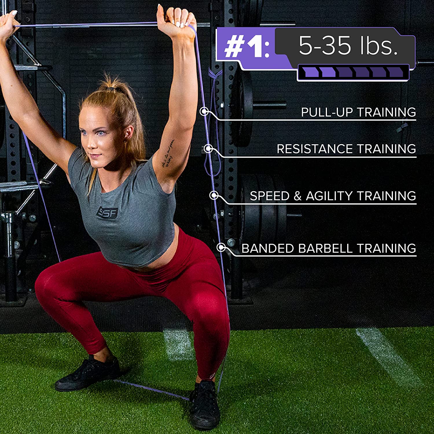 41" Micro Mini Resistance Band (2-15 lbs)
