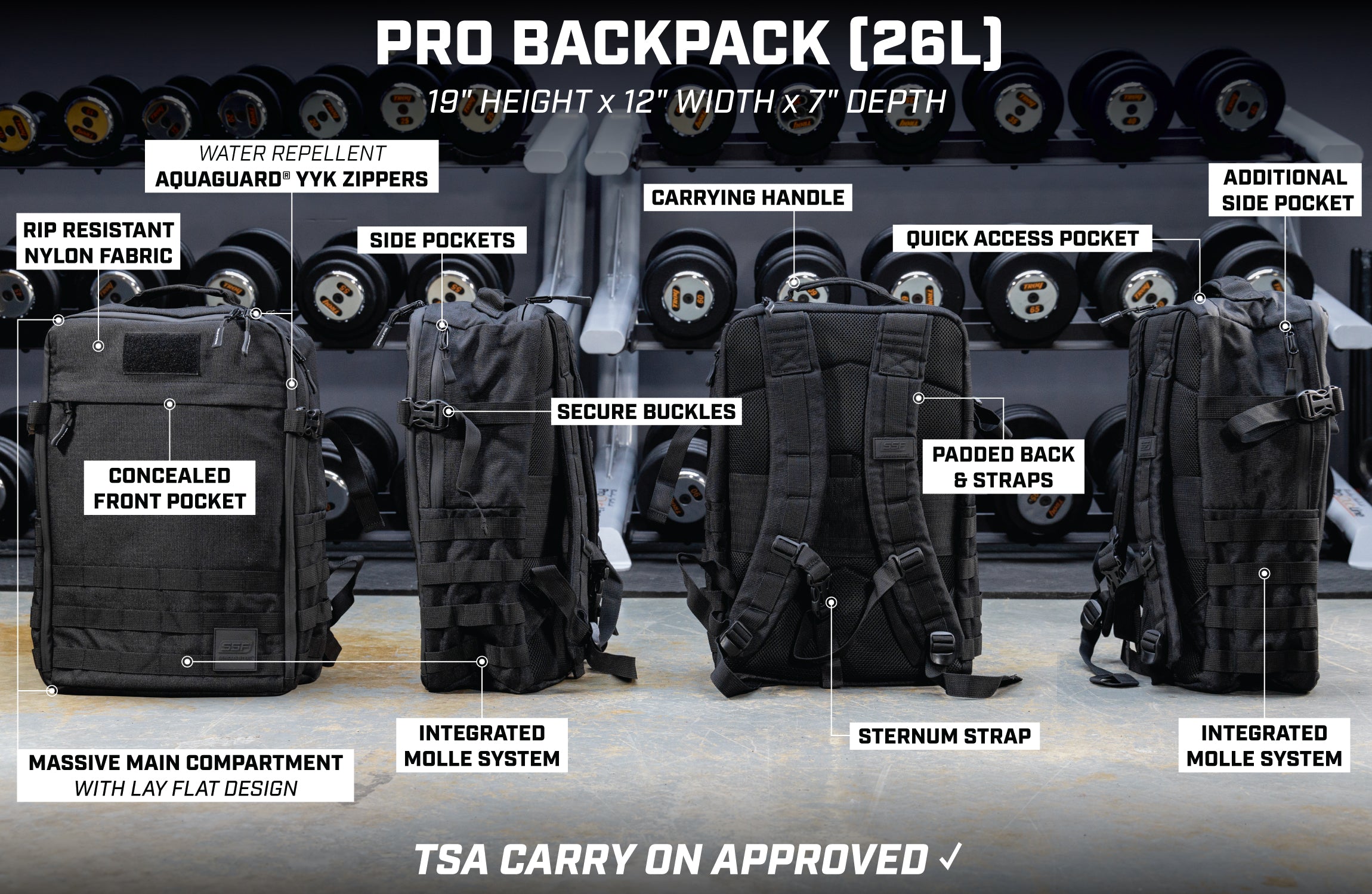 PRO Mini Divider Backpack (26L) (Members)